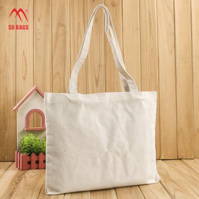 China Reusable Reusable Daily Use Grocery Tote Bag Tote Handle Customized Canvas Cotton Bag Customer Blank Eco Durable Cotton Designs 50 Pcs for sale