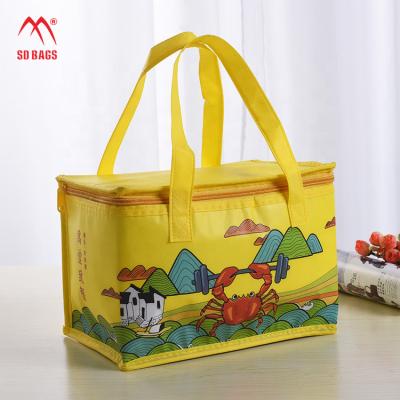 China Waterproof Cooler Bags Economics Heat Insulation Fabric Insulated Without Logo For Delivery Food SDO-CB-1 CN; ZHE SDBAG 1pcs for sale