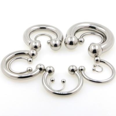 China Decoration 14G 16G 18G Stainless Steel Lip Labret Bar Lip Piercing CBR Horseshoes Piercing Jewelry for sale