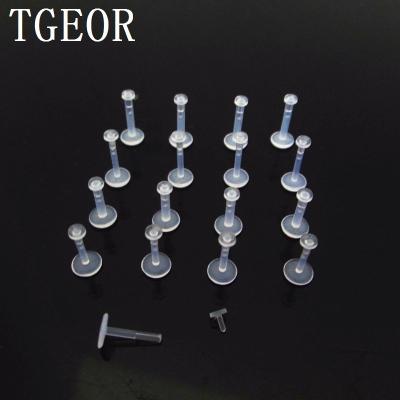 China Decoration Wholesale New Pin Labret Barbell Earrings Push Up Barbell Piercing for sale