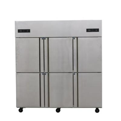 China COMPRESSOR JUYOU Temperature 6 Door Single Refrigerator for sale