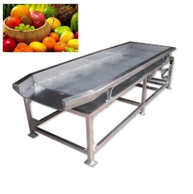 China Stored Vibration Draining Machine For Fruits And Vegetables / Vibration Dewatering Machine for sale