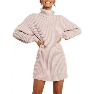 China Classic Sweater Blow Neck Long Anti-wrinkle Trend Turtle Sleeve Woolen Sweaters For Women Sweater for sale