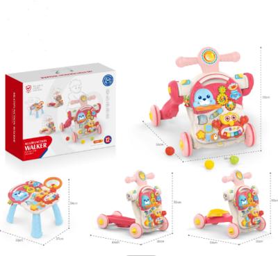 China Ride on Toy Baby 4 in 1 Sit-to-Stand Center Walker Early Educational Activity Multifunctional Learning Toys for Babies for sale