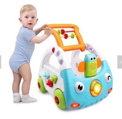 China Ride on Toy Baby 3 in 1 Remote Control Walker Sit and Stand Learning Walker Push Car Activity Walker with Music and Lights for sale