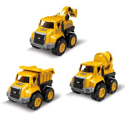 China engineer & waste & Hot Selling Fire Fighting Inertia Car Toys Die Cast Building Truck Set Metal Construction Vehicle Alloy Truck for sale