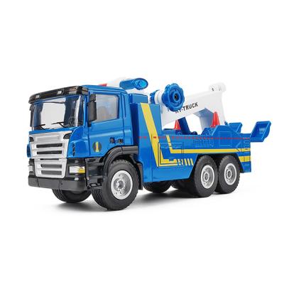 China Toy Obstacle Removal Vehicle Truck diecast vehicles die cast car Toy Alloy Car Toys Trailer for sale