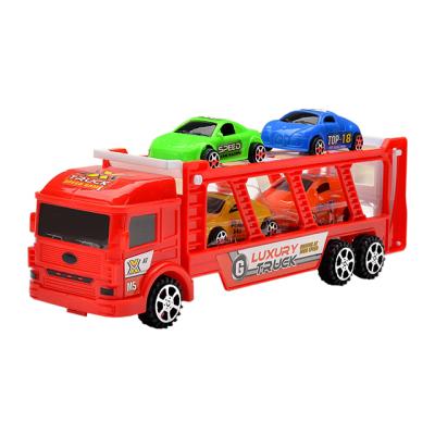 China Toy Plastic Model Fire Friction Car Diecast Vehicle Toys Car Transporter Toys For Children for sale