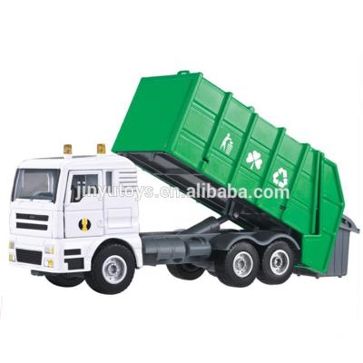 China Diecast Toy Metal Truck 1:50 Emulational Die Cast Garbage Truck Model for sale