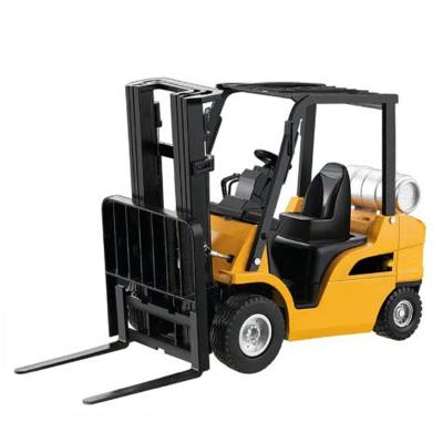 China Diecast Toy 1:25 Scale Diecast Forklift Truck Model Toy For Kid for sale