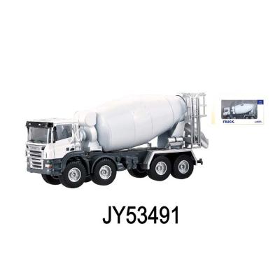 China Toy Emulational 1:50 Die Cast Freewheel Die Cast Concrete Mixer Truck For Sale for sale