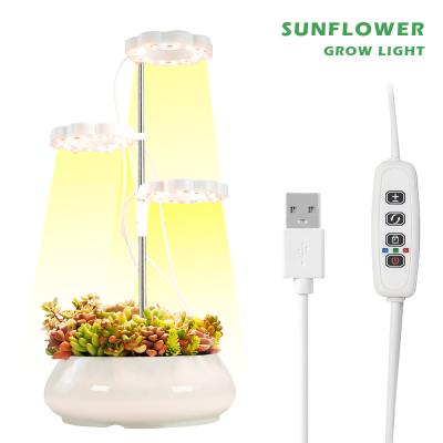 China Dimming Control Full Spectrum SUNLIKE LED Grow Light USB Plant Indoor Dimmable Grow Lamp With Controller for sale