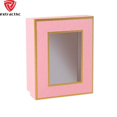 China Recyclable Wholesale Custom Logo Wedding Gift Boxes Gift Lid And Base Box With Window for sale