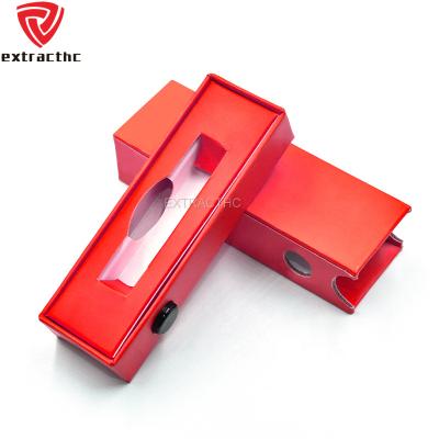 China Factory Recyclable Logo Printed Small Jewelry Purple Drawer Watch Box With Custom Logo for sale