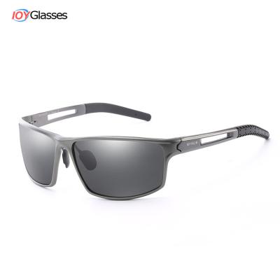 China Rectangle Sport Sunglass Men Fishing Sunglasses Polarized Sun Glasses UV400 Light Frame for sale