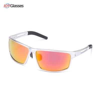 China Oversized Men's River Men's Eyewear Rectangle Luxury Aluminum Magnesium Custom Sunglasses for sale