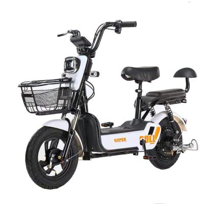 China 2021 Carbon steel electric vehicle 48V adult electric bicycle city e bike electric bicycle for sale