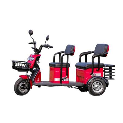 China Electric Steel Tricycle, Passenger and Cargo Two Seater Electric Tricycle for sale