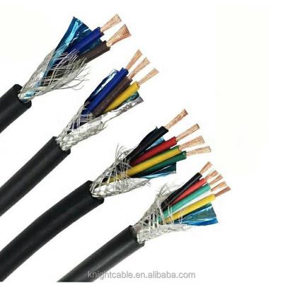 China RVVP underground multicore shielded cable0.5mm2 1.0mm2 3 4 5 6 8 10 core control signal anti-interference cable for sale