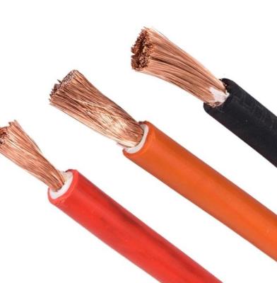 China Industrial Twisted Pure Copper Wire Welding Cable 25mm 35mm 50mm 70mm 95mm For Welding Machine for sale