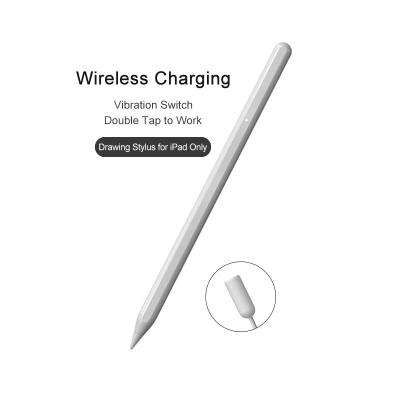 China Factory Customized Logo Factory Wholesale Customized Touch Stylus Capacitive Double-Click To Start Wireless Charging Capacitive Pen For Apple iPad Computer for sale