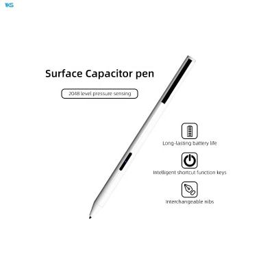 China Capacitive Tablet Stylus Pens for Surface Put 2048 Levels Pressure High Quality Dots Aluminum Alloy Touch Tablet Stylus Pens for sale