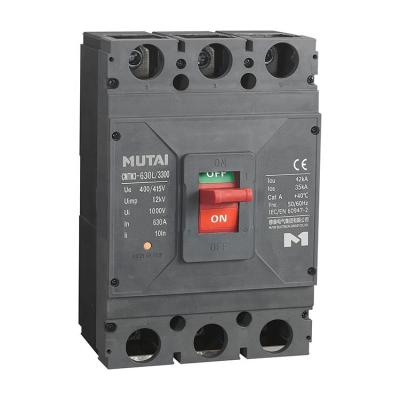 China Main power equipment factory pole CMTM3 3 400a 500a 630a ac mccb circuit breaker panel directly with mccbs for sale