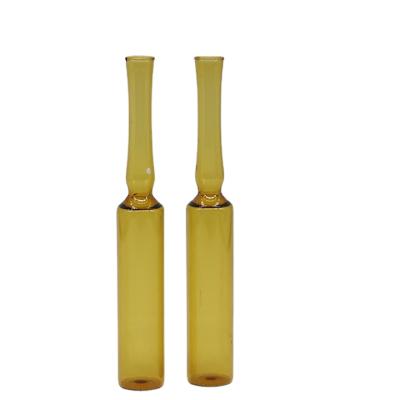 China YBB 5ml Amber Type B waterproof standard glass ampule for pharmaceutical injection vial glass container for sale