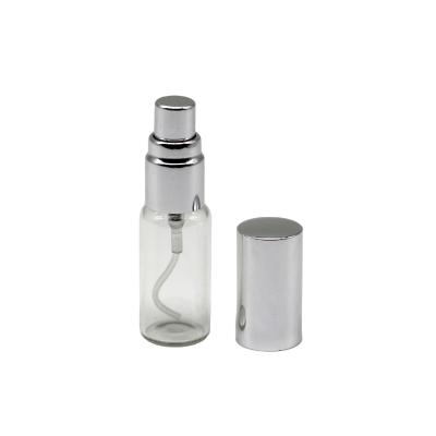 China eco-friendly recyclable high quality clear glass vials with pump sprayer for perfume glass bottle packaging for sale