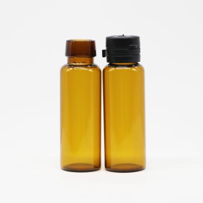 中国 eco-friendly recyclable amber oral liquid glass vial with silk screen printing for medical glass bottle 販売のため