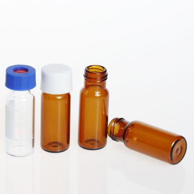 China HPLC Amber Vials Clear Vial Autosampler Personal Care Glass Bottle 1.5ml 2ml for sale