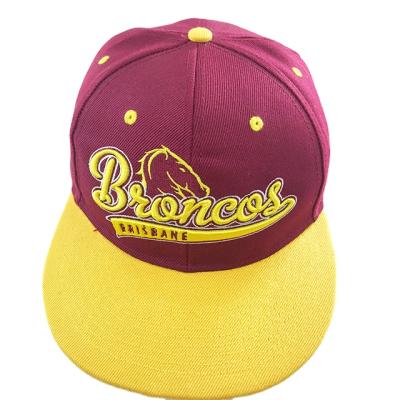 China JOINT Rugby Football Party Team Embroidery Snapback Caps Mens Sports Hats for sale