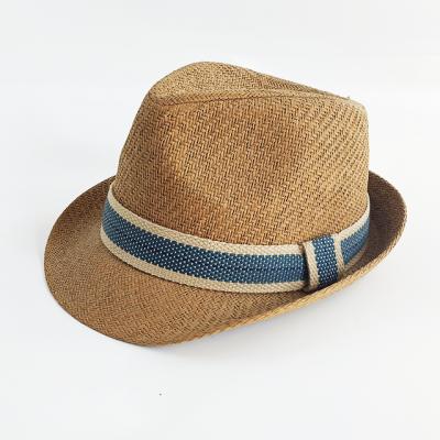 China New Design Dobby 2022 Summer Fashion Man Fashion Unisex High Quality Panama Hat Straw Hats Custom Made Felt Hat for sale