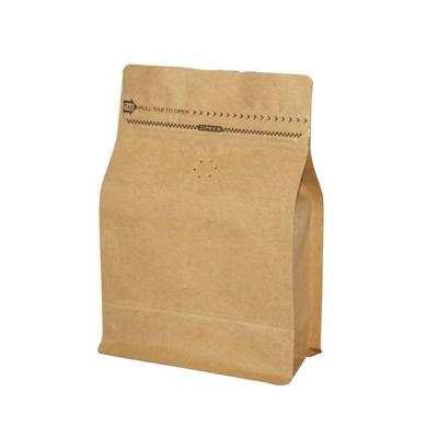 China Customized Recyclable Chip Pouch Recyclable Stand 125g 250g Paper Packaging Printing Eco Friendly Packing Up Tea Coffee Bag With Valve for sale