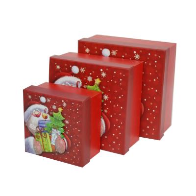 China High Quality Recyclable Christmas Shoes Kraft Paper Box Gift Packing Box With Minimum Moq for sale