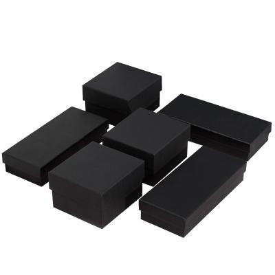 China Recyclable Cardboard Jewelry Ring Accessories Box Jewelry Custom Paper Lid And Plain Paper Box for sale