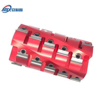 China Sharp and Long Life Use High Quality Industrial Wood Planer Heavy Duty Router Bit Spiral Cutter Head for sale