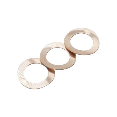 China Factory Price Custom Single Brass Internal Tooth Ring Sealing Flat Copper Washer for sale