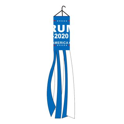 China High Quality 100% Healthcare Institutes Polyester TRUMP 2020 Wind Sock Flag for sale