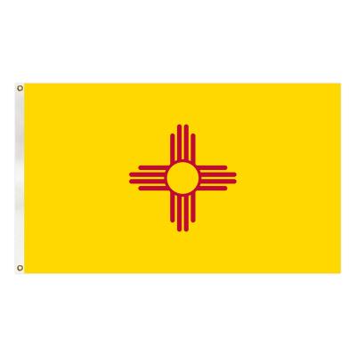 China High Quality Reusable USA State Flag 3x5ft Polyester New Mexico Flag With 2 Grommets for sale