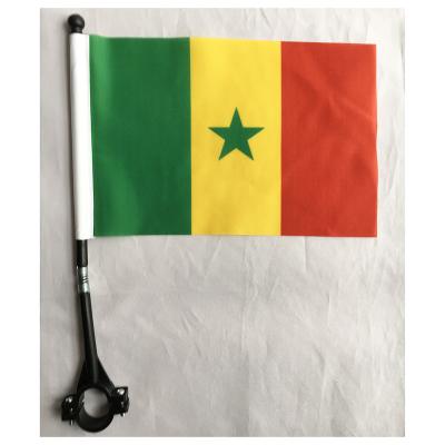 China High Quality 100% Health Care Institutes Polyester Senegal Bicycle Flag for sale