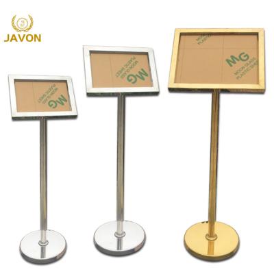 China eco-friendly adjustable A3 stands frame a4 menu rack sign holder poster display for sale