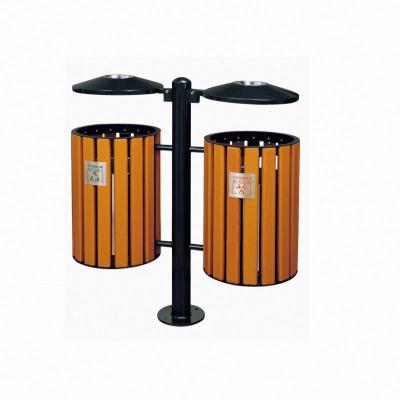 China Sustainable Wholesale Outdoor Wooden Dust Bin/Waste Bins Bin/Garbage Bin for sale