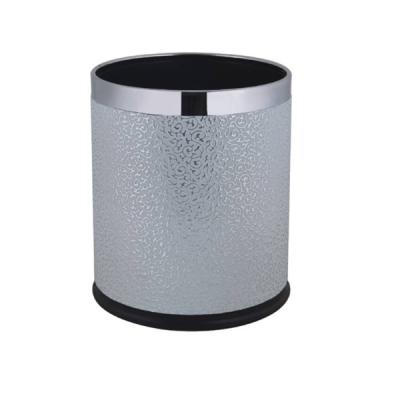 China Sustainable Direct Dispenser Metal Waste Bin Stainless Steel Trash Can Kitchen for sale