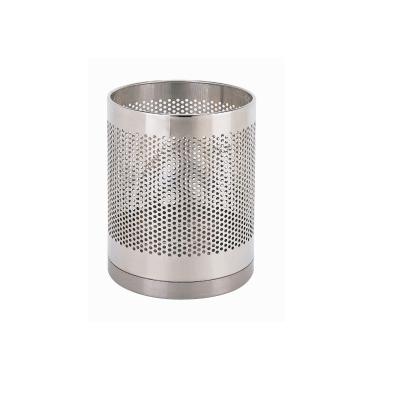 China Sustainable Hot Sale Metal Waste Bin Stainless Steel Office Mesh Bins for sale