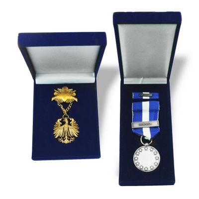 China Wholesale Custom Europe Factory Award Medallion Us Military Medal Of Honor With Box for sale