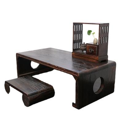 China Hotel wood furniture table Europe tatami piano table solid wood tea table for sale