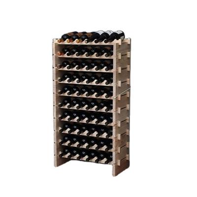 China Europe Wine Rack Solid Wood Can Be Stacked To Store 6 Wooden Wine Racks Wine Cabinets Can Be Customized for sale