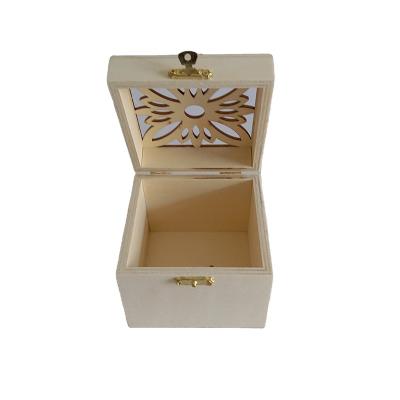 China China Wholesale Wooden Jewelry Boxes With Hinge And Lock Antique Wooden Jewelry Box Gift Packaging Box for sale