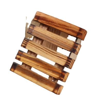 China USA Wooden Soap Box Bath Soap Holder Charcoal Burning Tray Soap Holder for sale